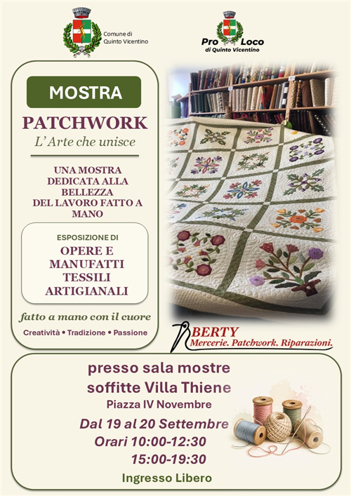 Mostra: Patchwork L Arte che unisce